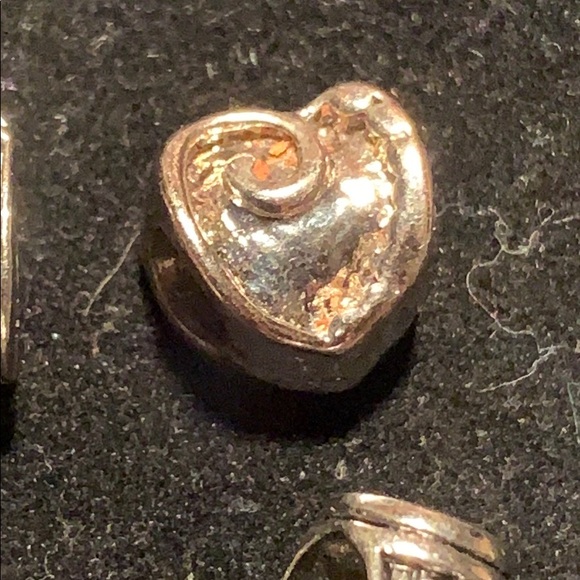 Bundle of 6 Bracelet spacers Heart/Wine Barrel - Picture 4 of 10